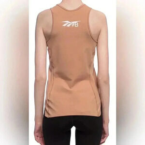 NWT Reebok x Victoria Beckham taupe casual lightweight  sleeveless tank top L